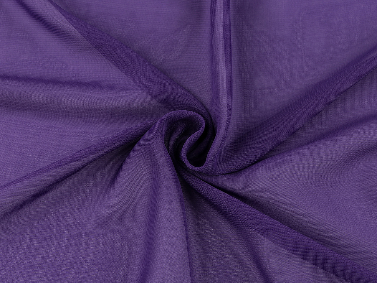 Šifon hladký, střední, 9 (1) červená