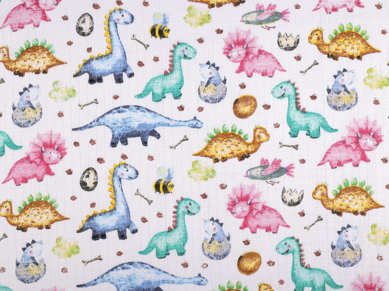 Bavlnená plienkovina / mušelín dinosaurus