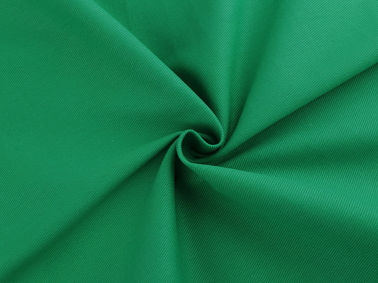 Bavlněná látka / plátno hrubší s keprovou vazbou, střední, 12-63 (260 g/m²) šedá