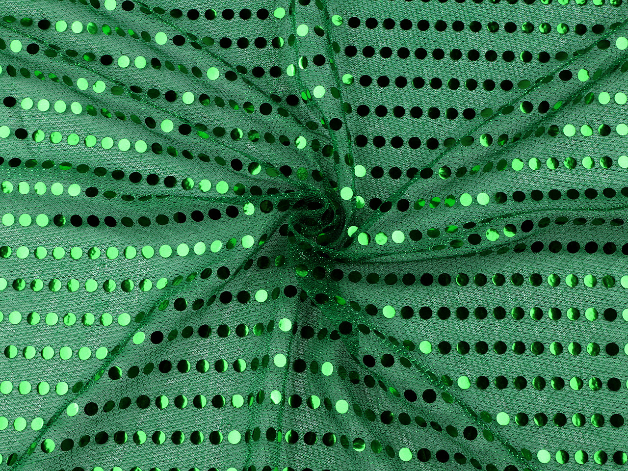 Flitrový úplet Ø7 mm, střední, 7 černá