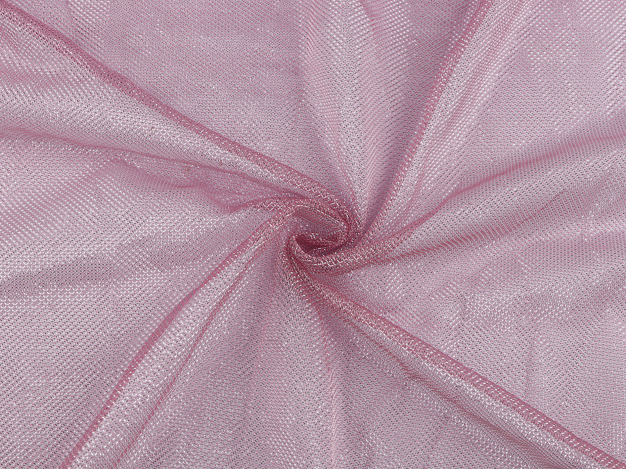 Síťka elastická / síťovaný úplet s leskem, střední, 7 modrá sytá