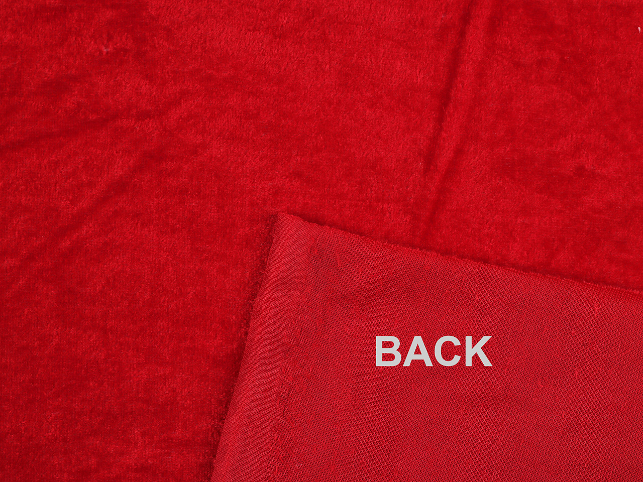 Elastický samet Panné pololesklý, střední, 3 pink