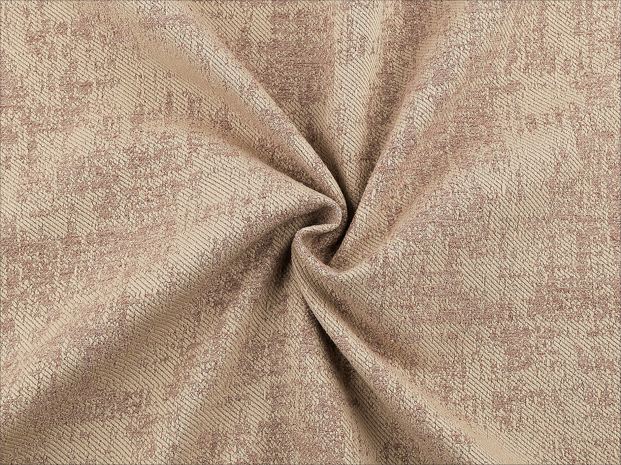 Dekorační potahová látka s žinylkovou strukturou, střední, 6 (7) modrá jeans