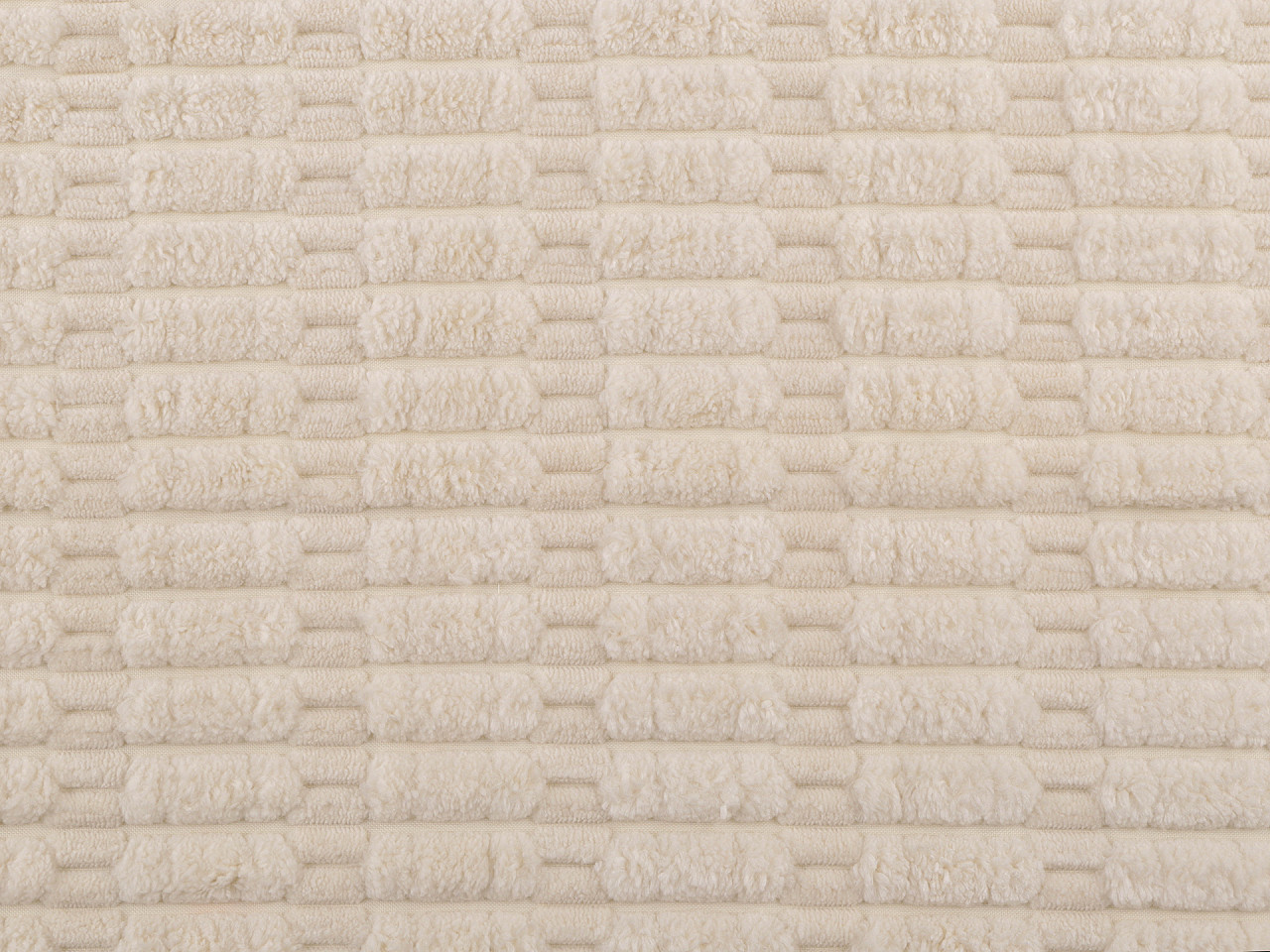 Dekorační látka s 3D plyšovou strukturou, střední, 4 4 (295 g/m²) šedá světlá