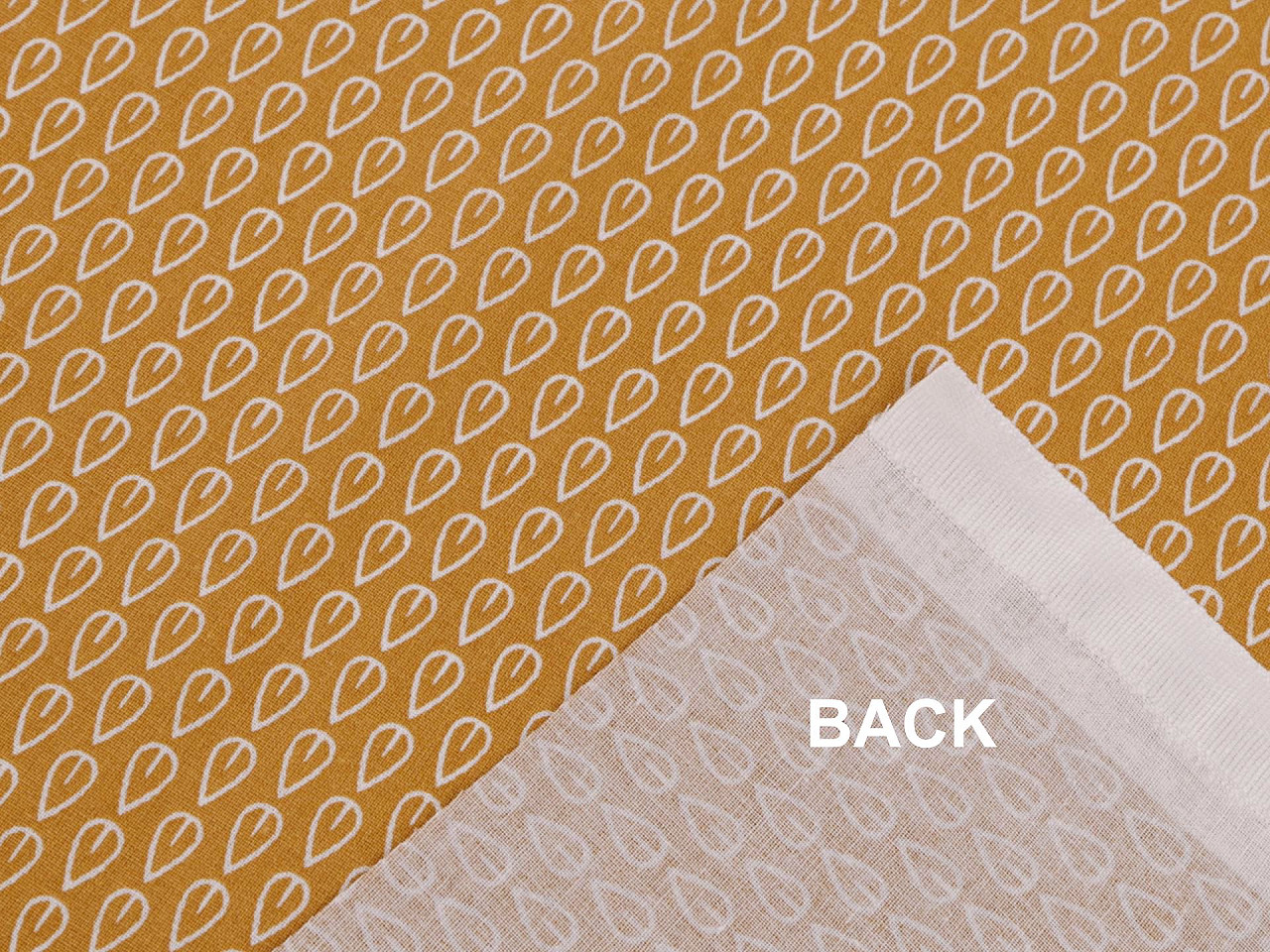 Bavlněná látka / plátno lístečky, střední, 2 zelená khaki