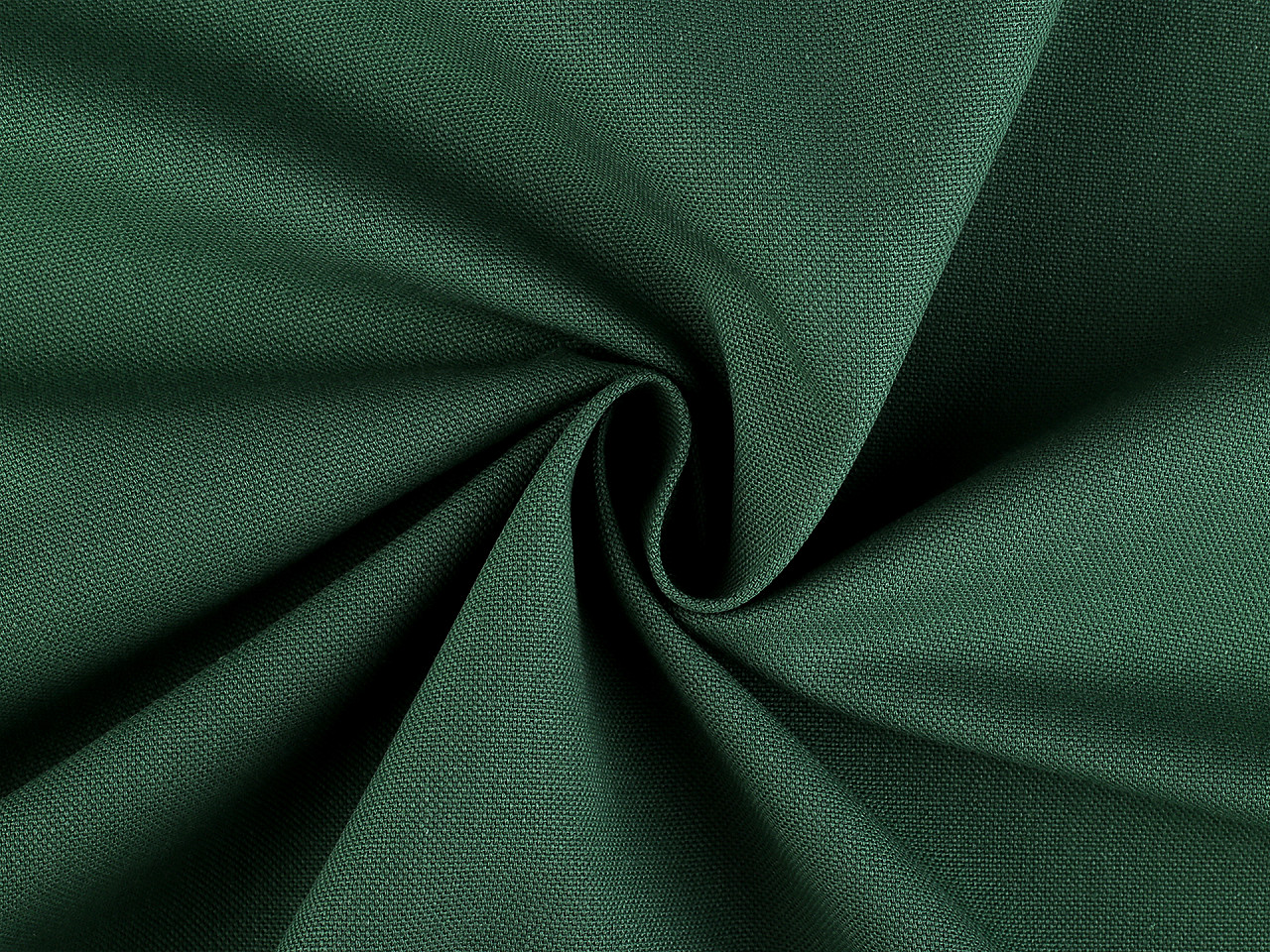 Bavlněná látka Half Panama k vyšívání, malování, šití, střední, 8(603) (200 g/m²) zelená šalvěj tmavá