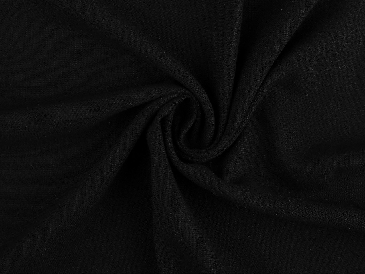 Lněná látka oděvní, střední, 3 (2) bílá přírodní