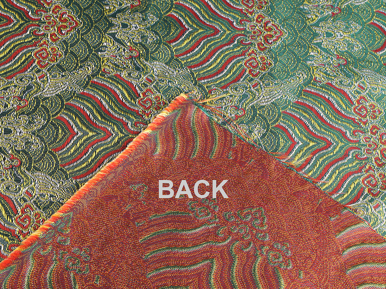 Žakárová látka pro oděvy i dekoraci, střední, 3 (175 g/m²) tyrkysová