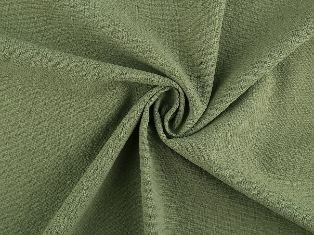 Oděvní krešovaná bavlna, střední, 3 (32) hořčicová