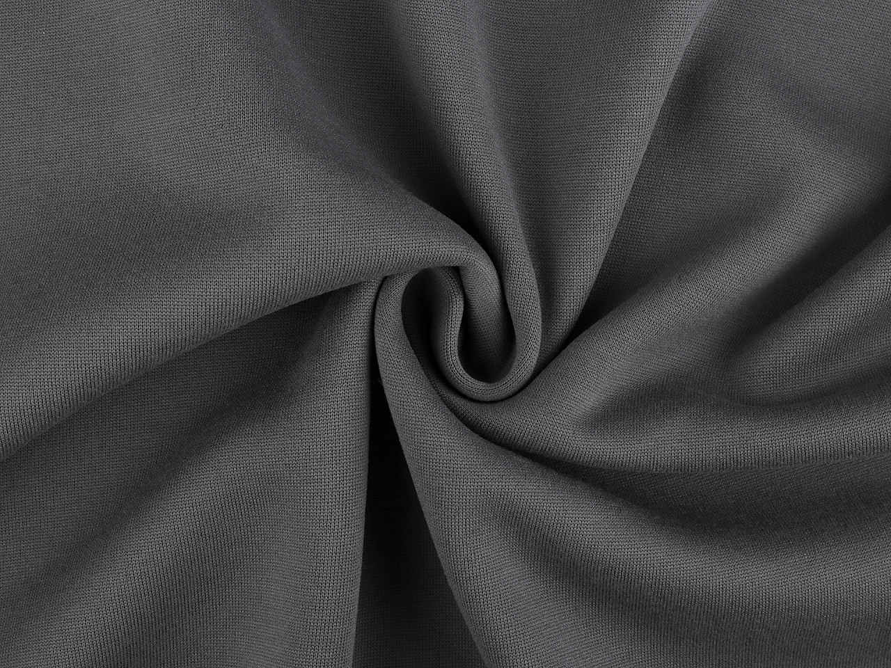 Teplákovina počesaná PES jednobarevná, střední, 4 (29) modrá jeans