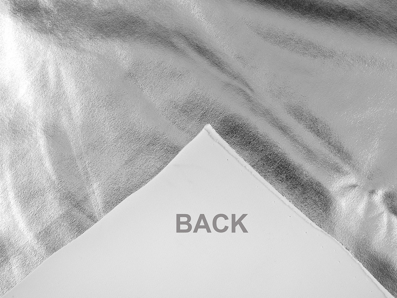 Lamé pletenina oděvní, střední, 5 stříbrná tmavá