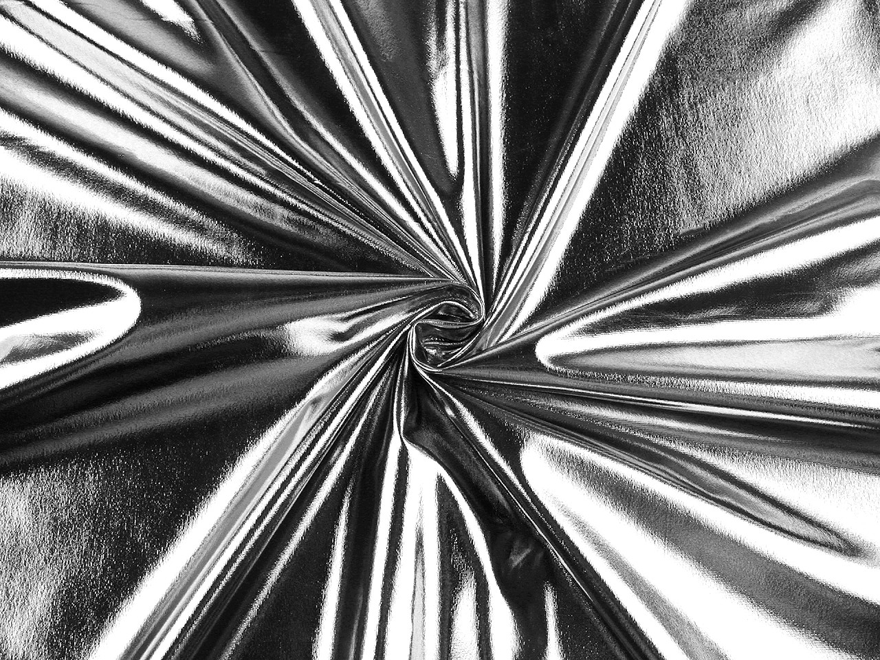 Lamé pletenina oděvní, střední, 9 černá