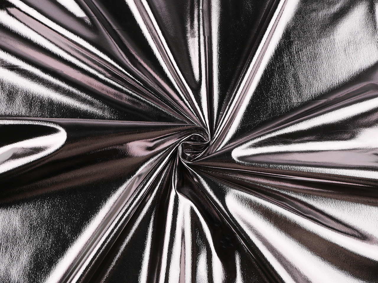 Lamé pletenina oděvní, střední, 9 černá