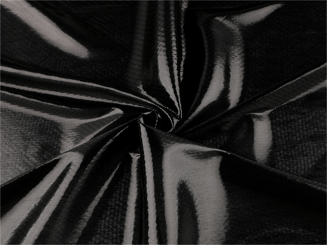 Úplet strečový s metalickým efektem, střední, 5 červená