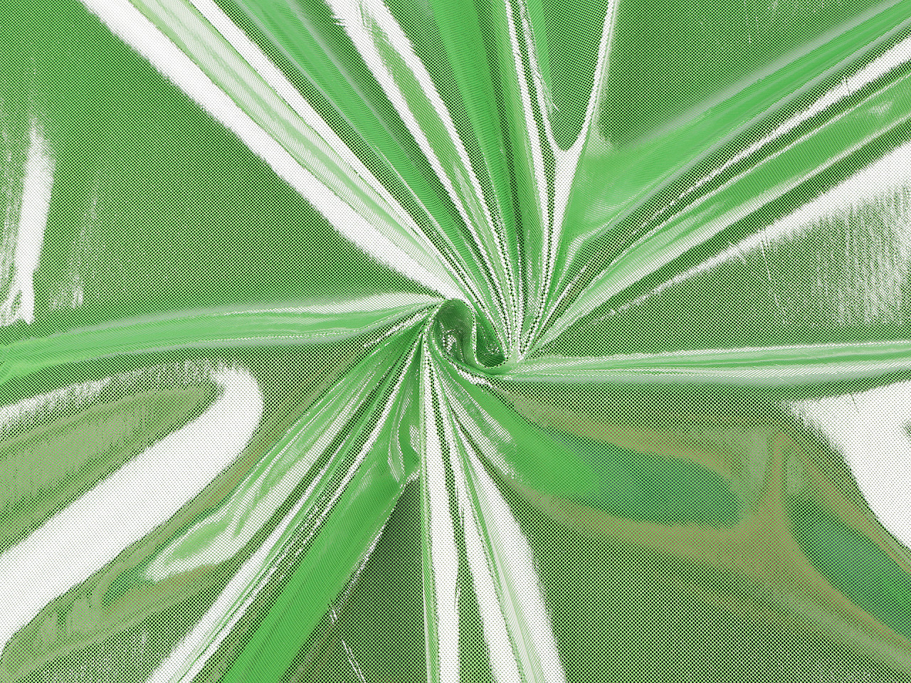 Úplet strečový s metalickým efektem, střední, 5 červená