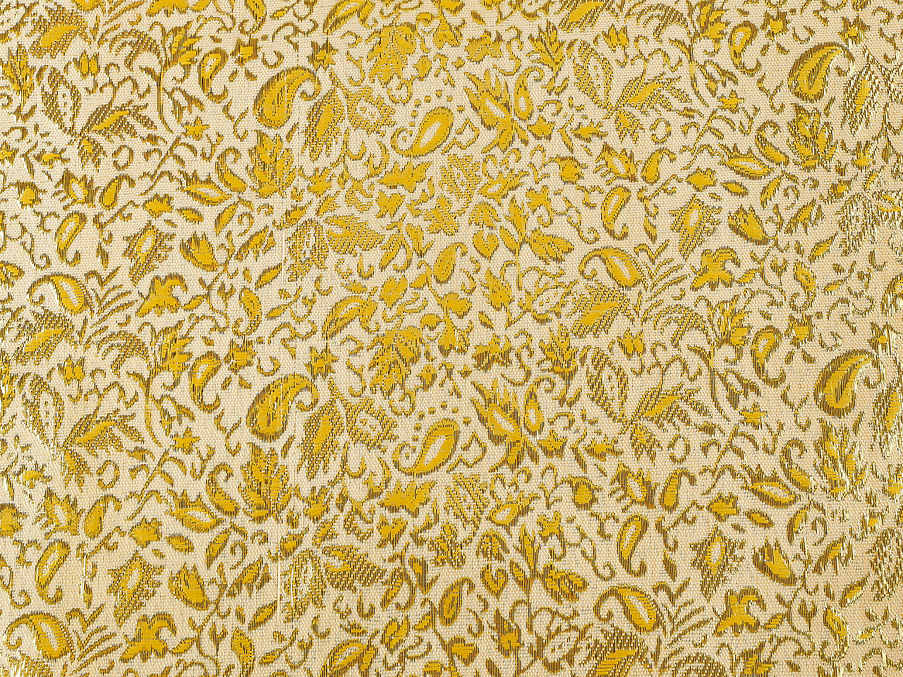 Dekorační a oděvní lurexová látka, střední, 3 (130 g/m² ) červená zlatá