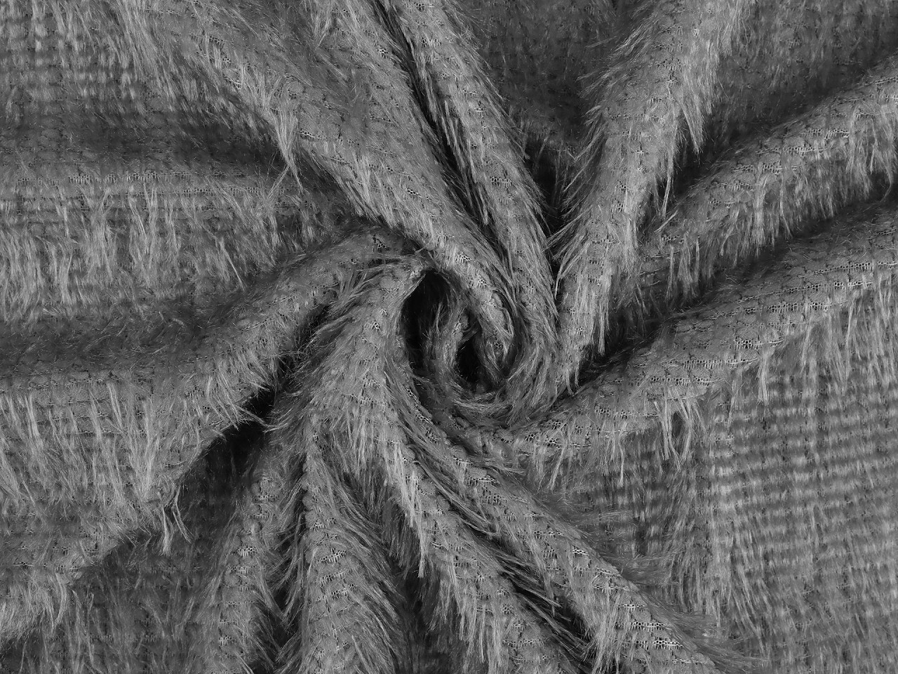 Pletenina s vlasem, střední, 2 vínová