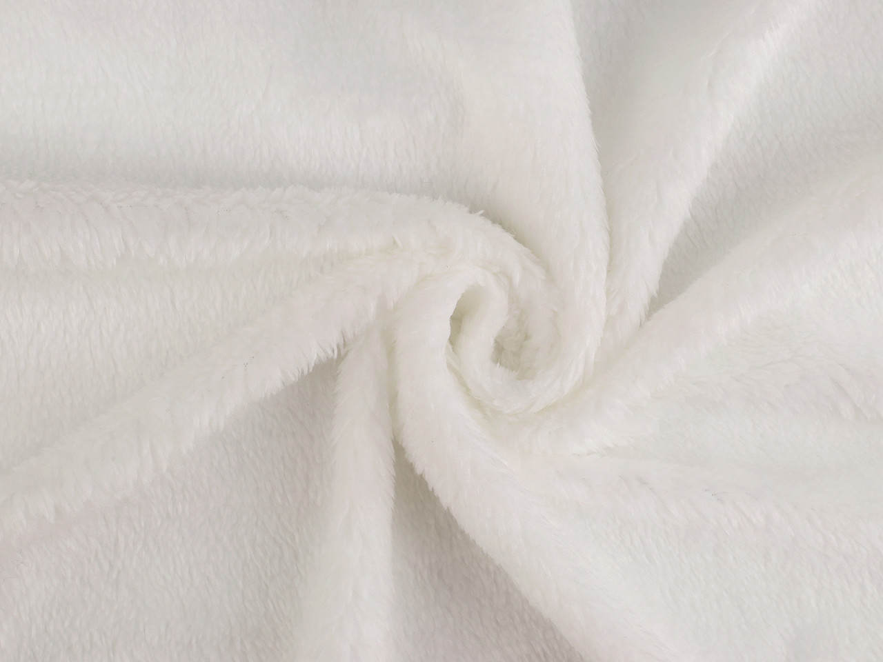 Elastický kožešinový úplet, střední, 4 černá