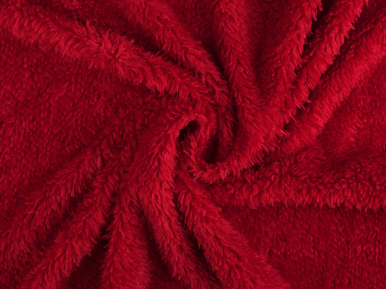 Mikroplyš beránek úplet, střední, 2 růžová sv.