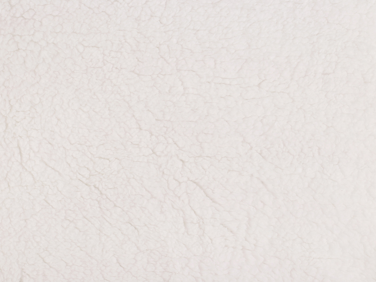 Kožešina beránek úplet, střední, 1 béžová světlá