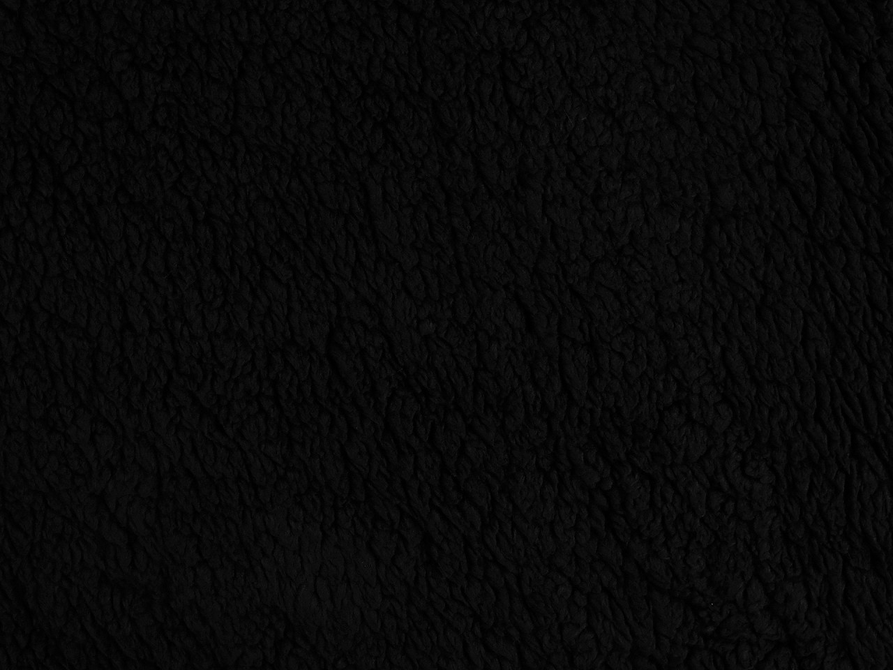 Kožešina beránek úplet, střední, 7 modrá ledová