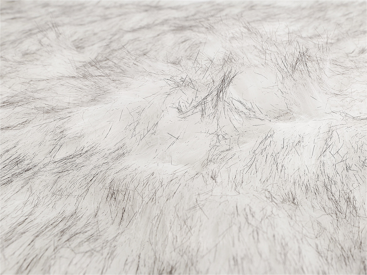 Kožešina Richard, střední, 1 bílá černá