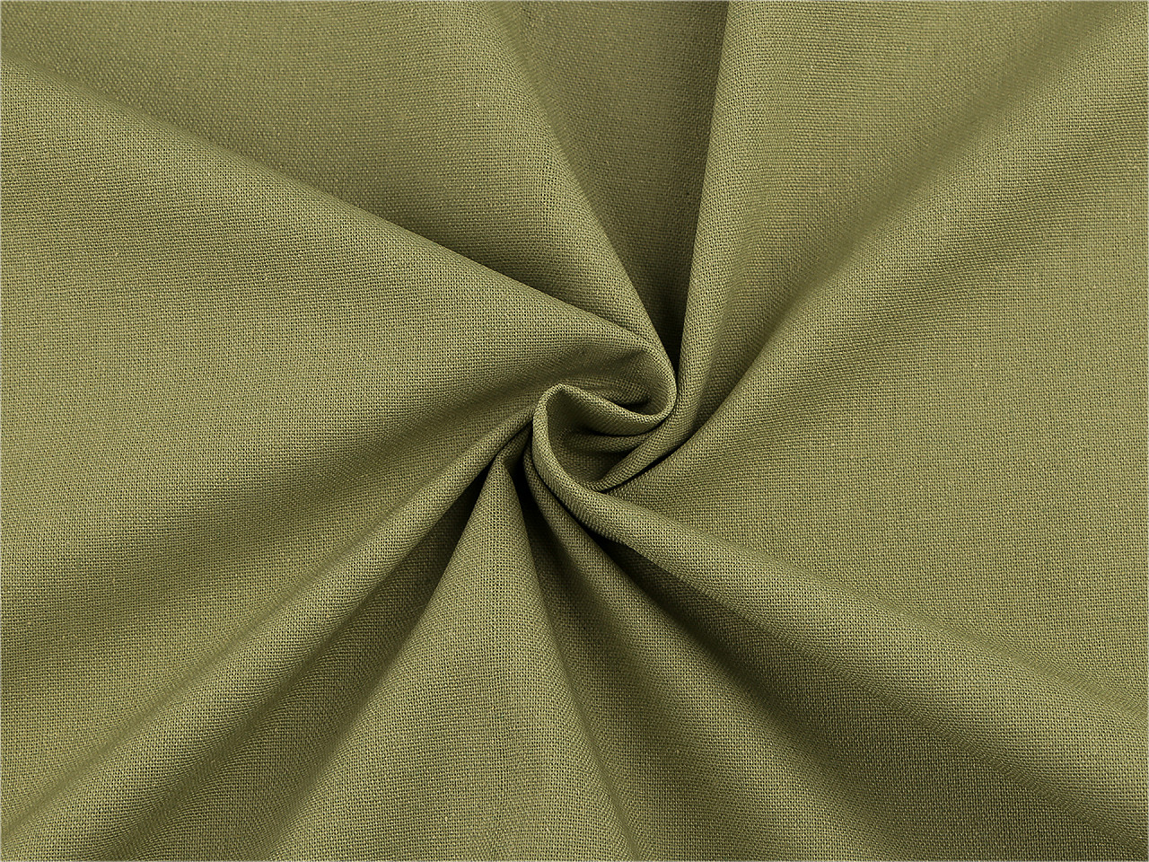 Oděvní bavlněná tkanina s příměsí lnu elastická, střední, 1 krémová světlá
