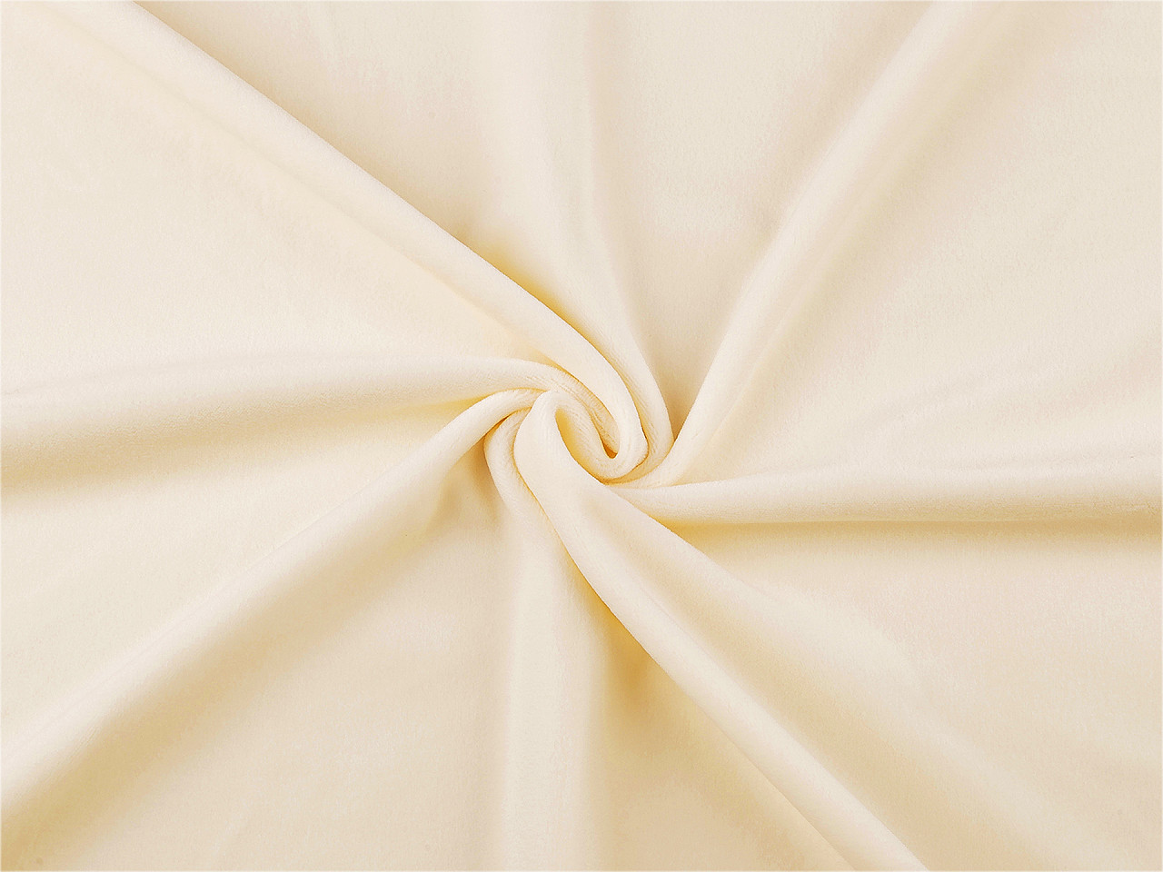 Minky hladké / plyš baby elastický, střední, 4 béžová sytá