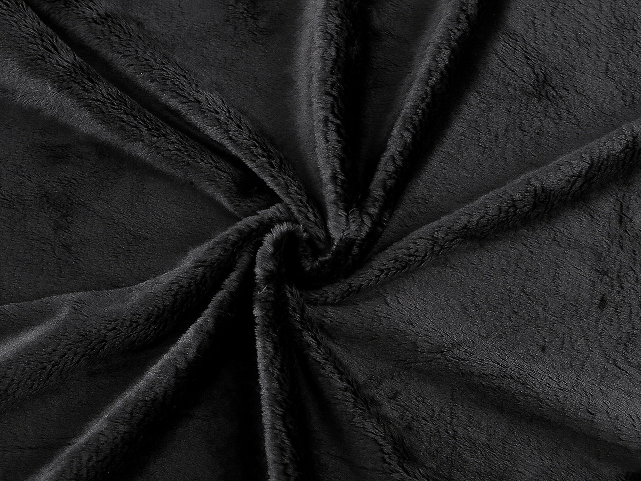 Minky hladké / jemný plyš, střední, 6 šedá