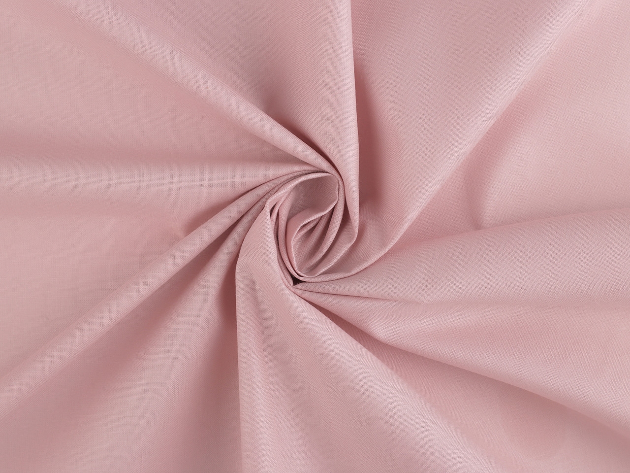 Bavlněná látka / plátno jednobarevná premium, střední, 1 (BL01/001) bílá