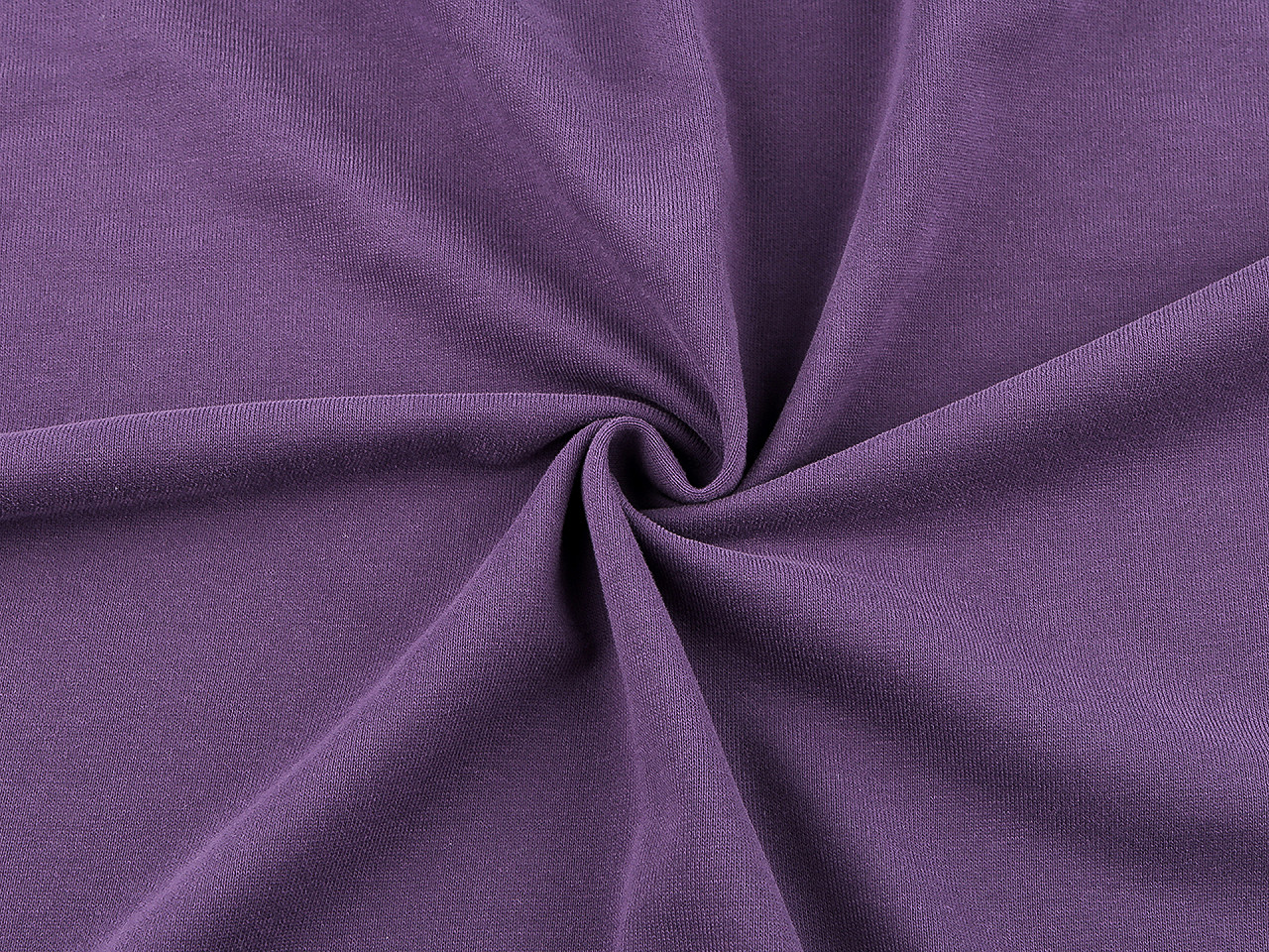 Teplákovina nepočesaná jednobarevná, střední, 1 krémová světlá