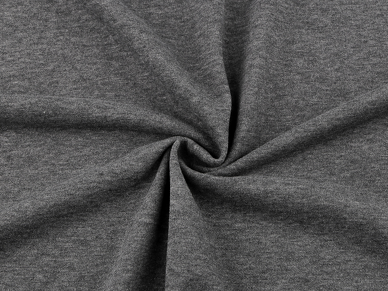 Teplákovina nepočesaná jednobarevná, střední, 1 krémová světlá