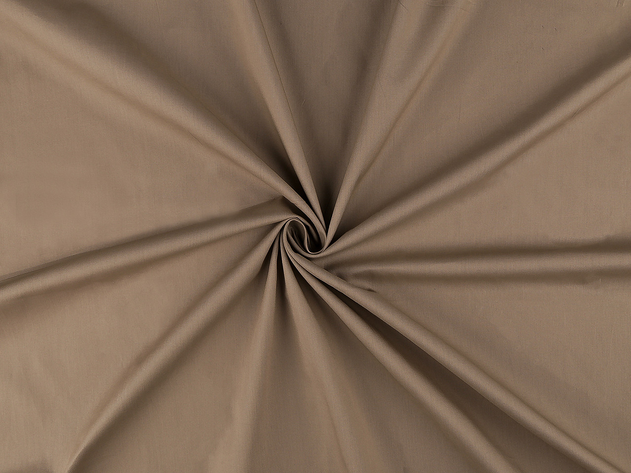 Bavlněný popelín oděvní, střední, 4 (053) béžová tm.