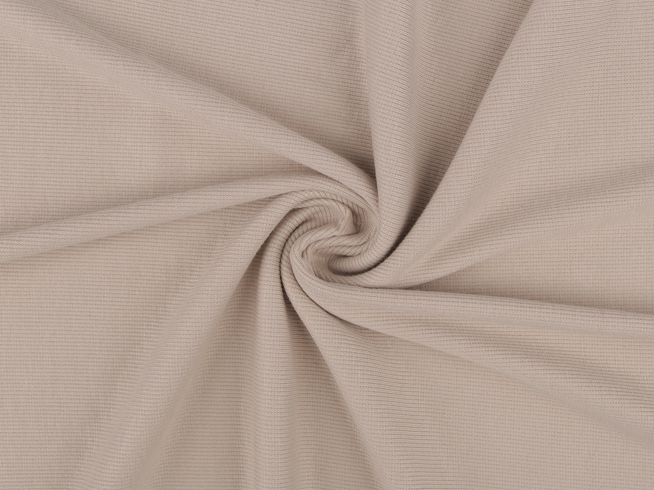 Úplet bambusový elastický žebrovaný - tunel, střední, 3 béžová