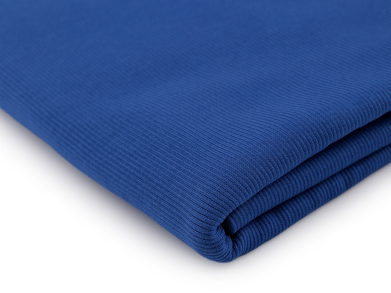 Úplet bavlněný elastický žebrovaný - tunel, střední, 4 zelenkavá