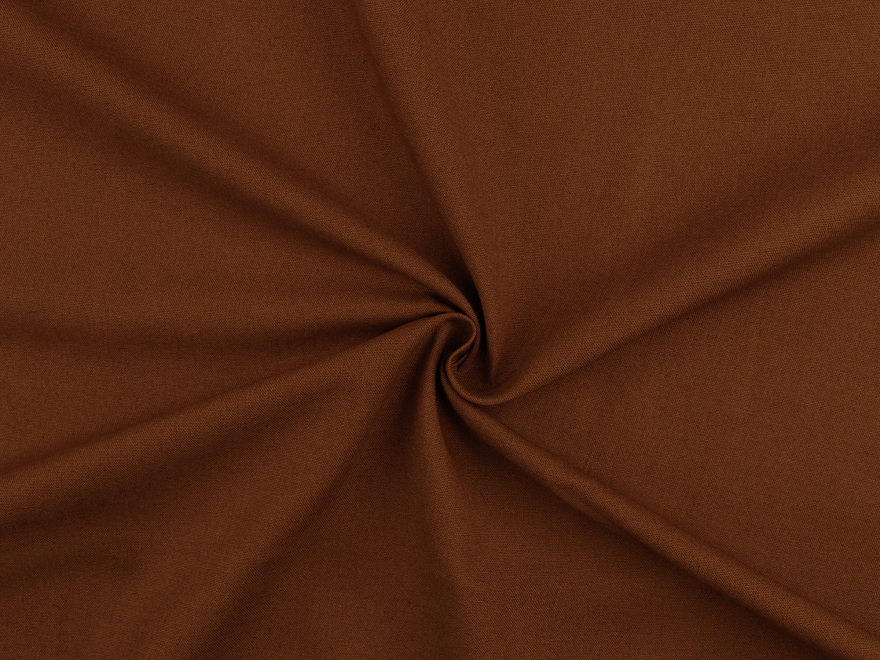 Bavlněná látka kreton, střední, 056 terakota