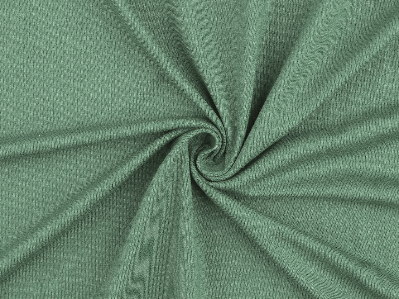 Úplet viskózový jednobarevný hrubší, střední, 226 zelená