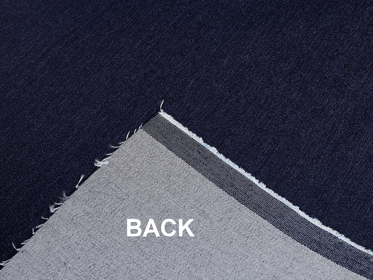 Riflovina / jeans mírně elastická, střední, jeans žíhaný