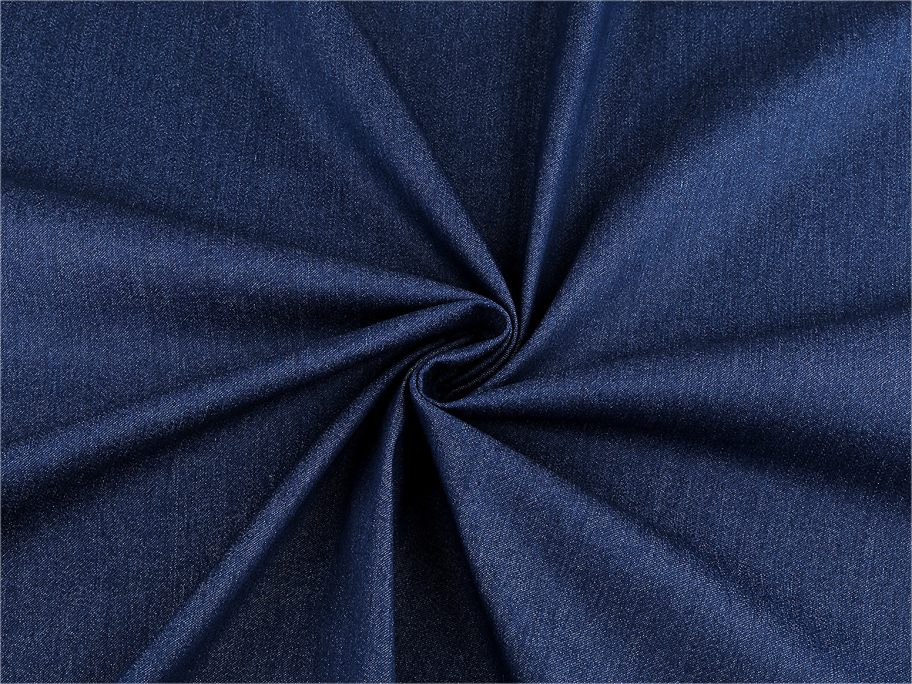 Riflovina / jeans elastická, střední, 1 modrá jeans