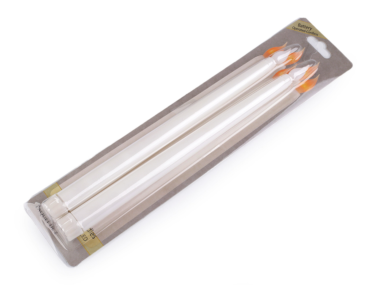LED sviečka kónická na ceruzkové baterky Ø2 cm
