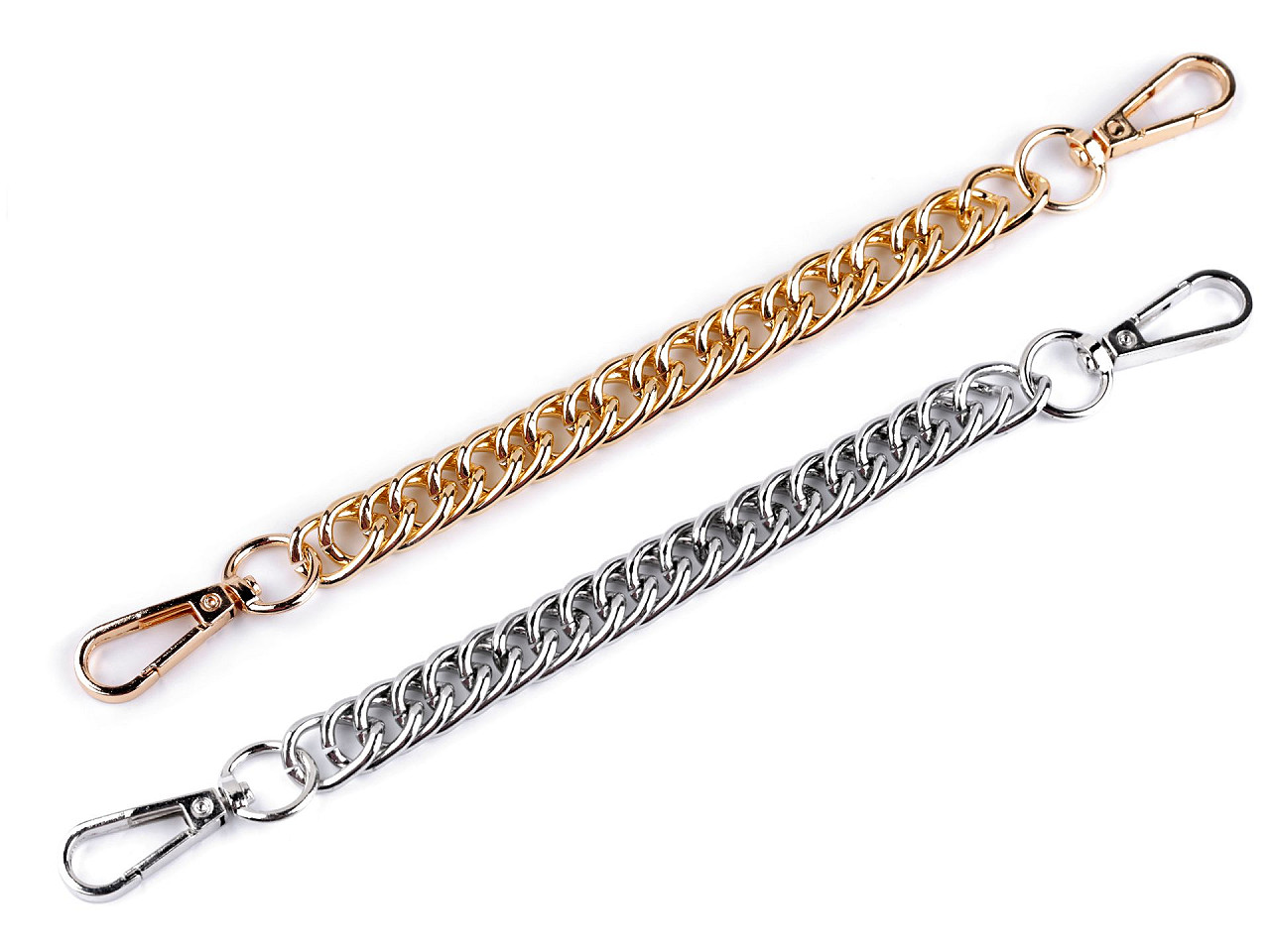 Retiazka / ucho na kabelku s karabínou dĺžka 21,5 cm