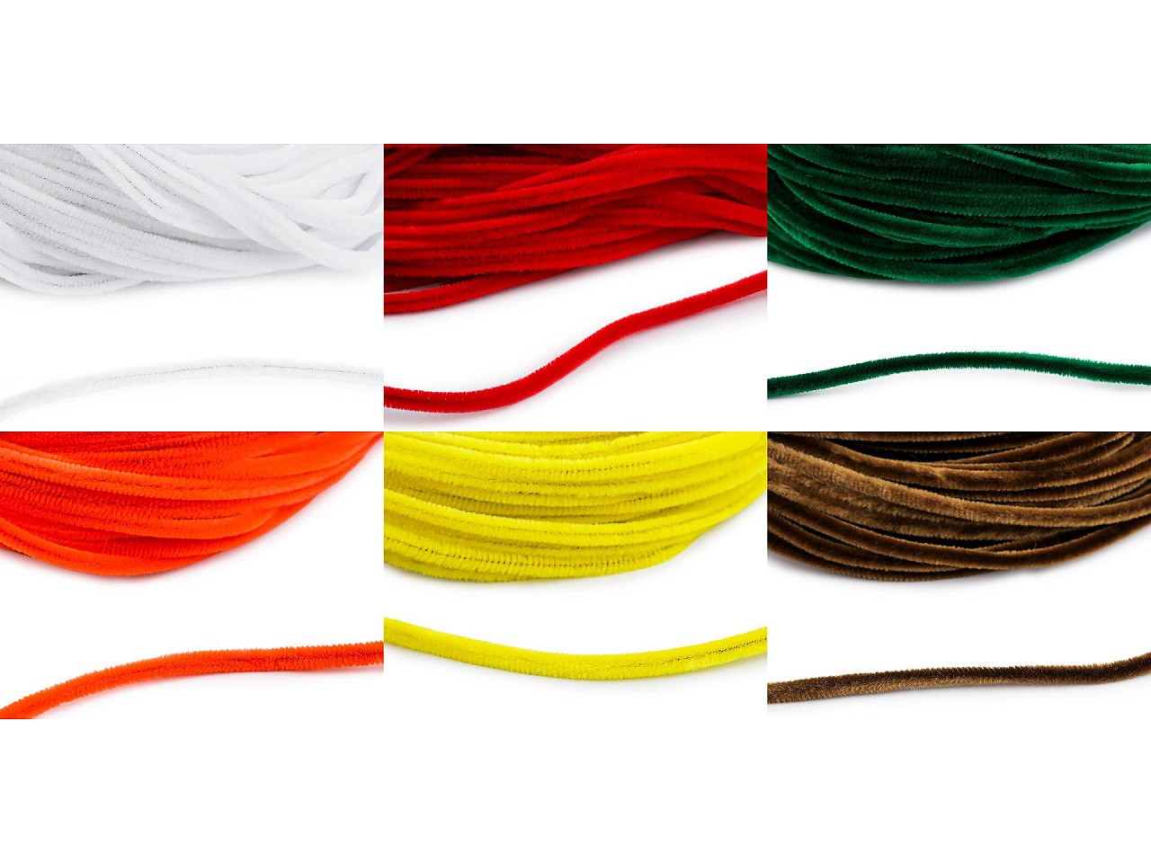 Chlpatý drôtik na tvorenie Ø6 mm metráž