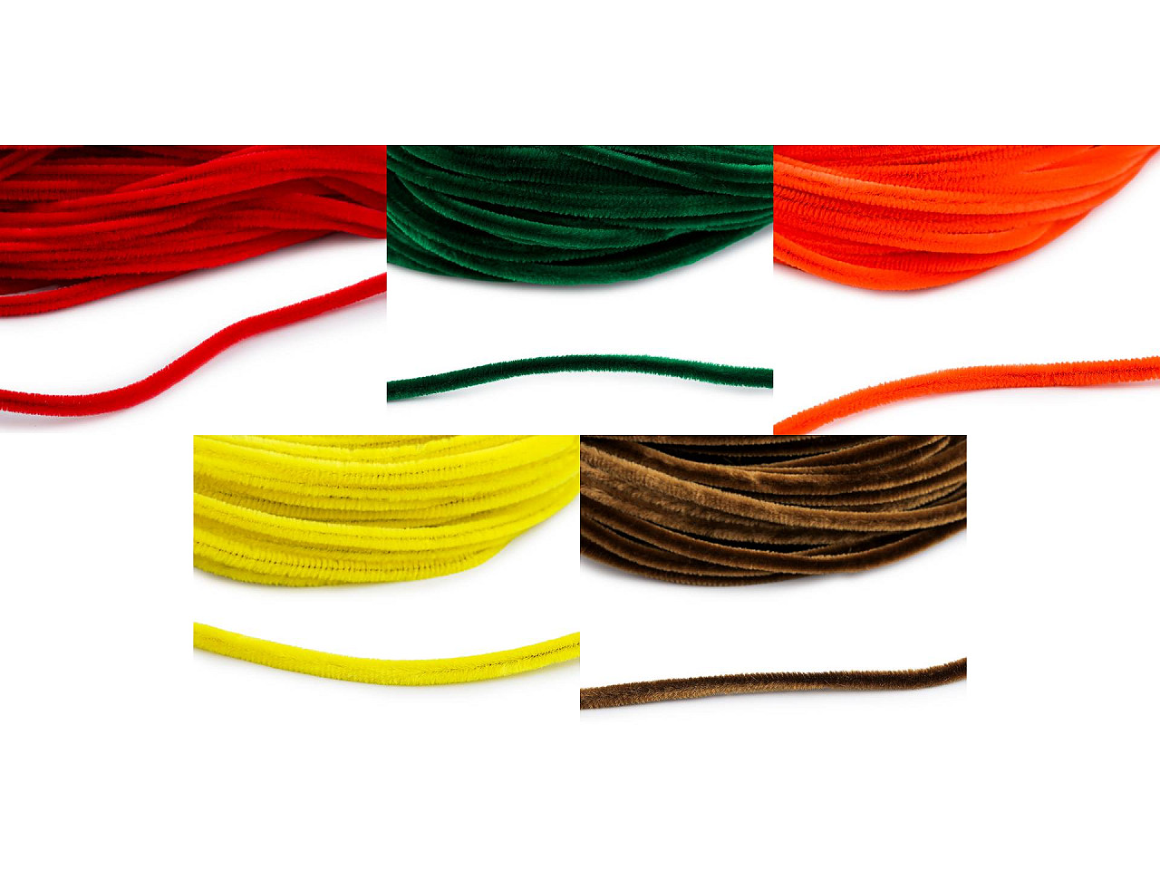 Chlpatý drôtik na tvorenie Ø6 mm metráž