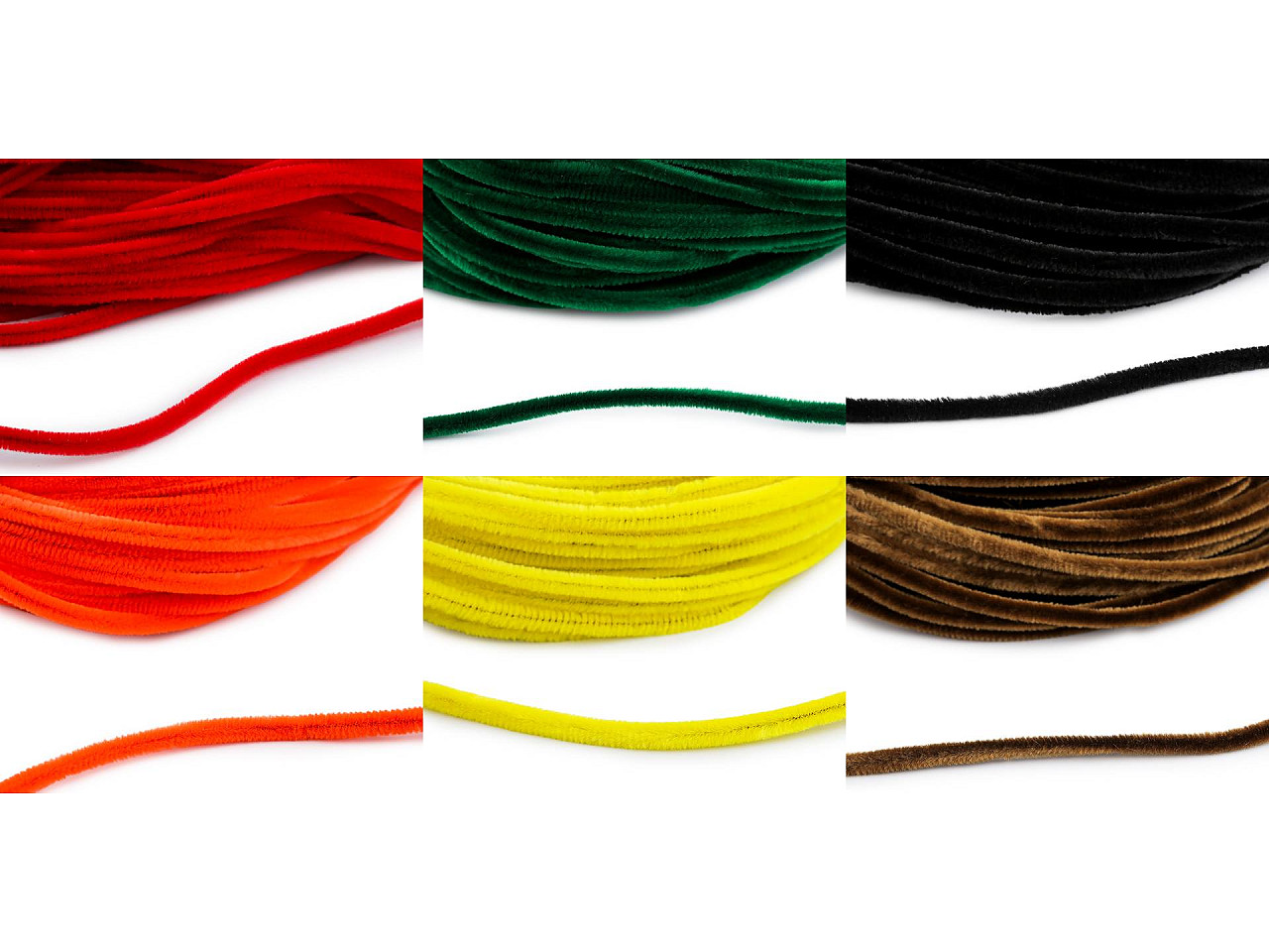 Chlpatý drôtik na tvorenie Ø6 mm metráž