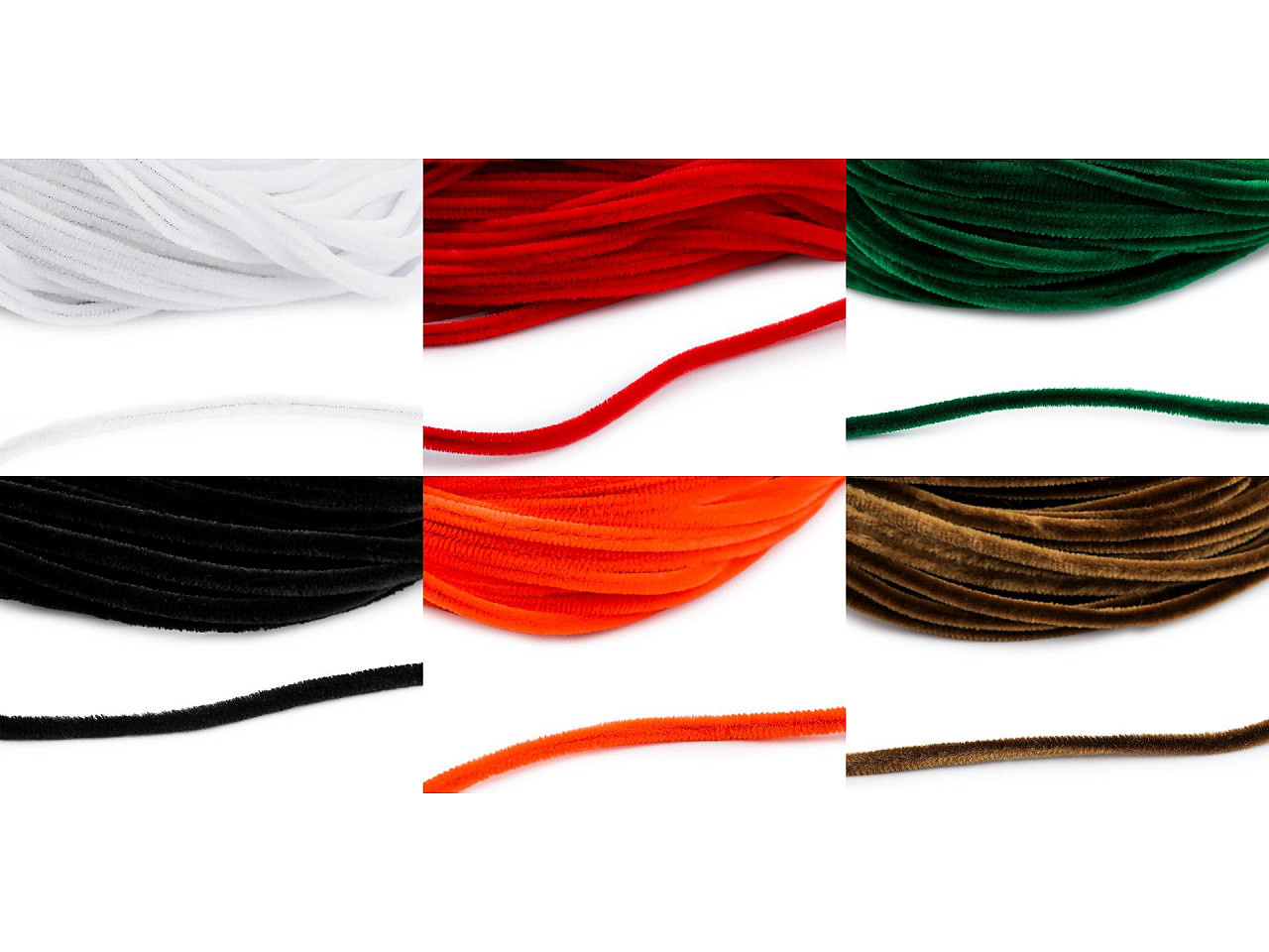 Chlpatý drôtik na tvorenie Ø6 mm metráž