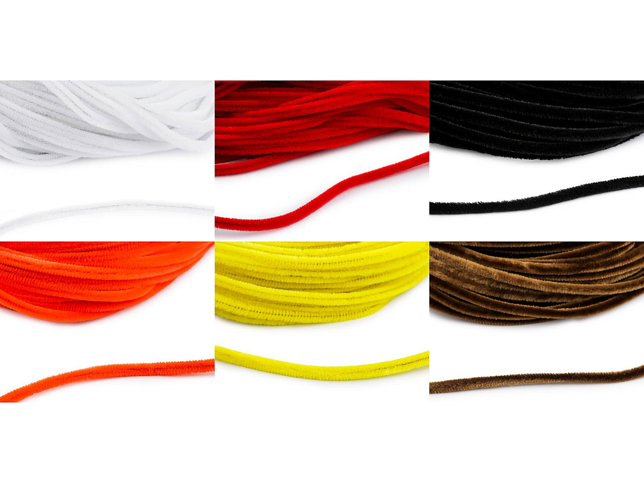 Chlpatý drôtik na tvorenie Ø6 mm metráž