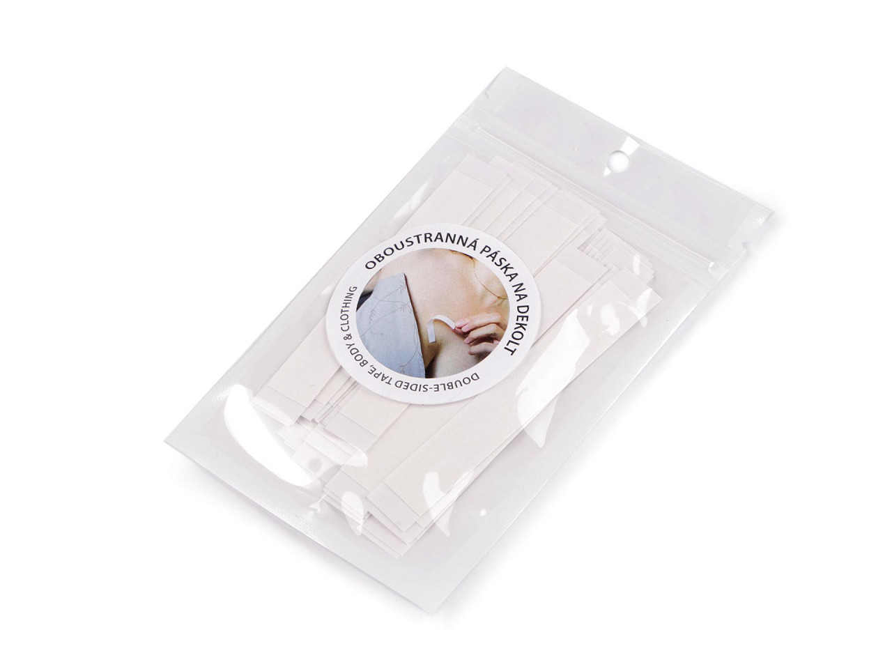 Obojstranná lepiaca páska pre dekolt šírka 12 mm, 18 mm