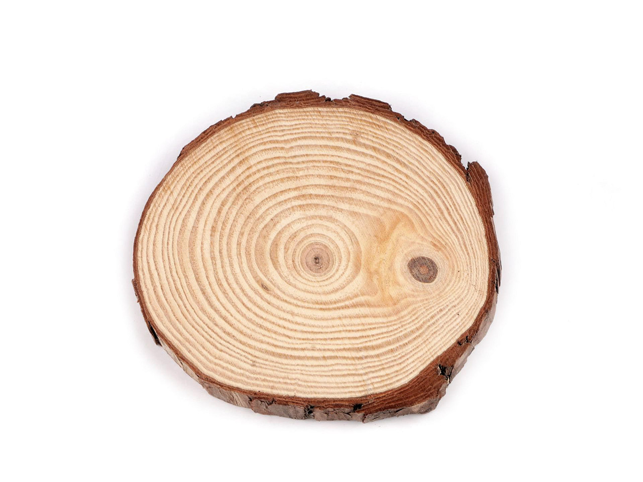 Prírodné drevené koliesko / podložka na domaľovanie a dotvorenie Ø16 cm