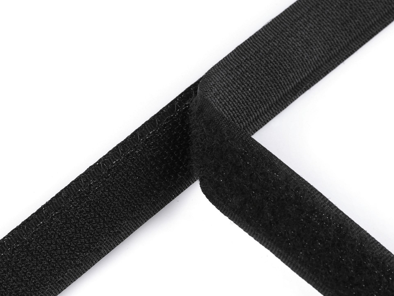Suchý zips háčik + plyš šírka 20 mm PES