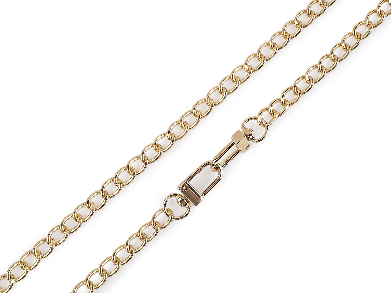 Retiazka na kabelky s karabínou dĺžka 125 cm, šírka 8 mm